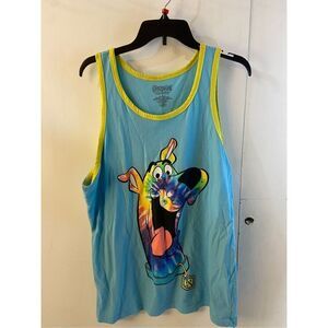 Scooby doo tank large (s18) tie dye rn#115665